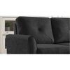 Scarlet  Pull Out Sofa cum Bed  in Black Colour