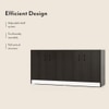 Alex 18 Pair Shoe Rack in Dark Wenge Finish