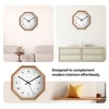 Precision Minute Index Wooden Frame Wall Clock