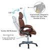Mearisha High Back Executive Chair in Ten Brown Colour