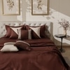 Stoa Paris Cushion Covers, Digital Printed Pillow Covers Set of 5, Throw Cushion Covers for Bed, Sofa - Hot Chocolate