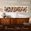 Retro Geometric Bauhaus Canvas Wall Art 12 x 46 Inch