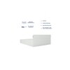 Joben Engineered Wood King Size Bed In White Finish