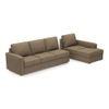 Apollo Compact Sofa (Colour : Dune, Cushion : Soft, Back Type : Regular, Seating Capacity : Right Aligned 3 Seater + Right Aligned Chaise + Ottoman)