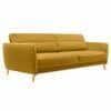 Rockson Fabric Sofa (Yellow)