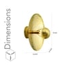 Berk Brass Finish Metal Wall Light