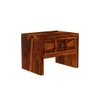 Tiana Solid Wood Bedside Table in Honey Finish