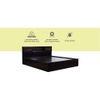 Aegiale Solid Wood King Size Drawer Storage Bed In Melamine Finish