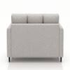 Nordic 3 Seater Sofa with 2 Matching Armchairs Grey
