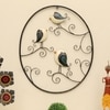 W-Galen Abstract Metal Wall Decor in Multicolor Set of 1