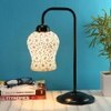 Clayne MultiColour Glass Shade Table lamp