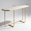 Metal Console Table in Gold Colour