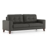 Verona Essential 3 Seater Fabric Sofa in Steel Colour