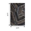 Jaipur Rugs Soft Textured Wool Viscose Tufted Rug 5x8 ft