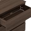 Bocado Compact Engineered Wood Chest of 4 Drawers in Columbian Walnut Finish