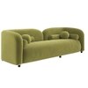 Homro Velvet 2 Seater Sofa in Mint Green Colour