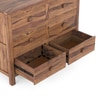 Magellan Solid Wood Chest of 6 Drawers in Teak Finish