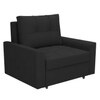 Barato Pull Out Sofa cum Bed in Black Colour