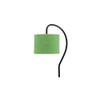Green Jute Curvy table lamp with Iron Base (SP16)