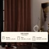 Stoa Paris Velvet Long Door Curtains, Premium Dim-Out Curtain for Pack of 2, Date Night - Caramel Caress