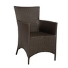 Darwin Wicker Chair In Brown Tone Finish
