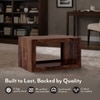 Euler's Solid Wood Side Table in Teak Finish