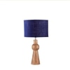 Devansh Blue Jute Table Lamp With Wood Natural Base (7X18.25 Inches)-13