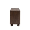 Isis Solid Mango Wood Sideboard with 4 Door in Dark Finish