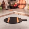 Ireka Home Stripe a Pose Wooden Serving Board with Enamel