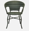 Ballarat  Wicker Table And Chair Set In  Grey Dual Tone Finish