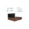Prana Bed With Premium Leatherette Fabric And Box Storage Queen Bed