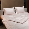 Stoa Paris Comforter Set Double Bed, 300TC Satin Double Bed Comforters in Blushing Pink
