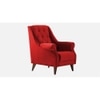 Joplin Solid Wood Accent Chair in Red Colour