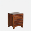 Rehan 3 Drawer Bed Side in Honey Finish