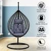 Premium Egg Single Seater Liner Swing Chair Grey