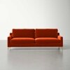 Velore Fabric Sofa (Orange)