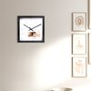 Leo Zodiac Wooden Wall Clock with Bold Illustration