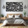 The Castle Decor Abstract Art Wall Painting Wooden Framed Digital Painting 27x48 Inch (Style 23)