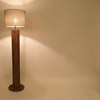 Cedar Beige Jute Floor Lamp with Beige Jute Base