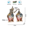 Devansh Metal Electric Wall Light in Multi Colour with Multi Shade Count of 2 Lights