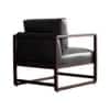 Aura PU Leather Arm Chair in Grey