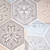 Off White Floral 4 Pcs Comforter Set With Queen Size Bedsheet With 2 Pillow Covers