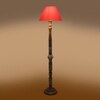 Devansh Wooden Floor Lamp