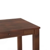 Arlo Teak Wood 4 Seater Storage Dining Table In Teak Finish