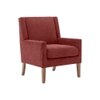 Leston Upholstered Fabric Arm Chair in Copper