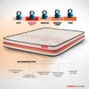 Boltt 3 Zoned NRG Layer Medium Firm Bonnell Spring Mattress with Extra Air Circulation and Coolness (75 x 70 in, 7 Inches)
