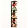 Desert Art Metal Handpainted Kalbeliya Musician Wall Hanging in Multicolour