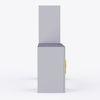 Joy Ride Study Table In Silver Gray Colour