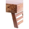 Bradford Sheesham Wood Coffee Table In Teak Finish
