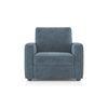 Apollo Compact Fabric Sofa (Colour : Ocean Weave, Seating Capacity : 1 Seater, Cushion Type : Soft, Back Type : Regular Back)